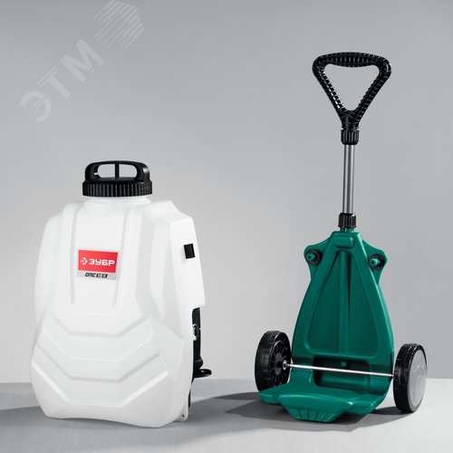 Опрыскиватель аккумуляторный, колеса, 16 л - фото 3