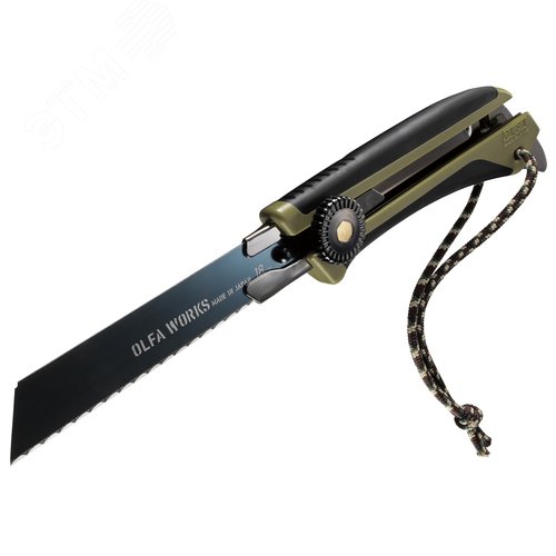 Нож универсальный со сменным серрейторным лезвием для сложных материалов WORKS FK1 FIELD KNIFE - фото 2