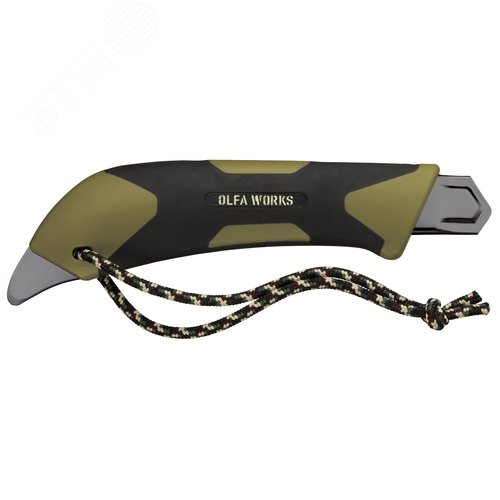 Нож универсальный со сменным серрейторным лезвием для сложных материалов WORKS FK1 FIELD KNIFE - фото 3