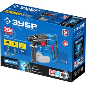 Перфоратор 20В бесщеточный, без АКБ, в коробке, Профессионал - фото 2