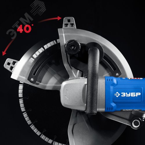 Резчик электрический по бетону, Профессионал, d 305 мм, 2700 Вт, 100 мм - фото 8