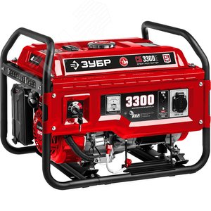 Генератор бензиновый с электростартером, 3300 Вт - фото 1