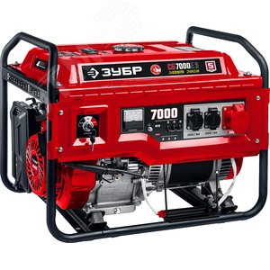 Изображение товара Генератор бензиновый с электростартером 380 В, 7000 Вт (шт)