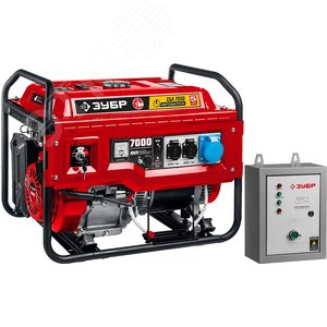 Изображение товара Генератор бензиновый с автозапуском, 7000 Вт (шт)