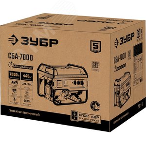 Генератор бензиновый с автозапуском, 7000 Вт - фото 2