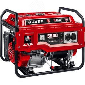 Изображение товара Генератор гибридный (бензин/газ) с электростартером, 5500 Вт (шт)