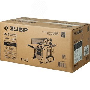 Станок фуговально-рейсмусовый, ширина строгания 204мм, 1500Вт - фото 2