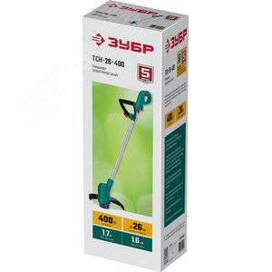 Триммер сетевой 400 Вт, ширина скашивания 26 см - фото 2