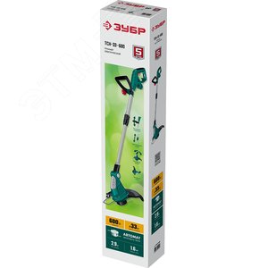 Триммер сетевой 600 Вт, ширина скашивания 33 см - фото 2