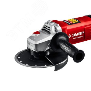 Угловая шлифовальная машина 230 мм, 2200 Вт, компакт - фото 2