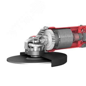 Угловая шлифовальная машина 230 мм, 2200 Вт, компакт - фото 3