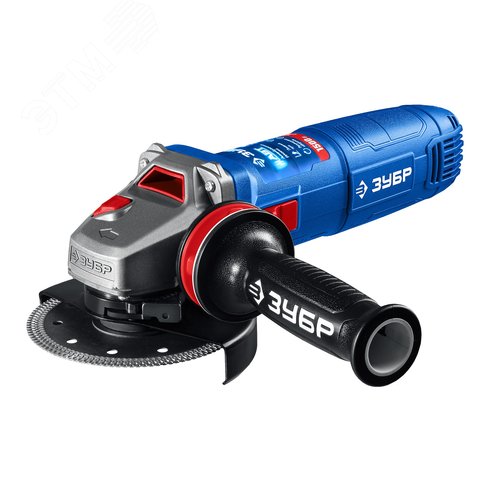 Угловая шлифовальная машина 125 мм, 1500 Вт, регулировка оборотов, фланец, МИГ, Профессионал - фото 1