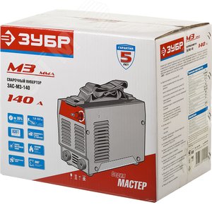 Инвертор сварочный 140А, MMA, ПВ-35%, 220В (мин 160В) - фото 2