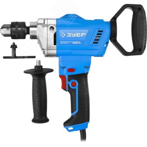 Дрель-миксер реверсивная, Профессионал, 50 Нм, патрон 13 мм, 0-650 об/мин, 820 Вт - фото 4