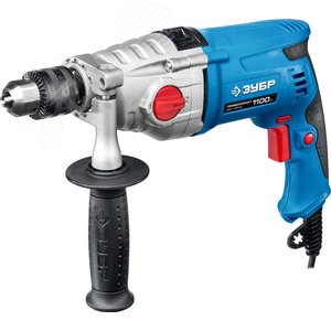 Дрель ударная 2-х скоростная 1100 Вт в кейсе, Профессионал - фото 1