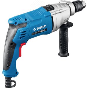 Дрель ударная 2-х скоростная 1100 Вт в кейсе, Профессионал - фото 3