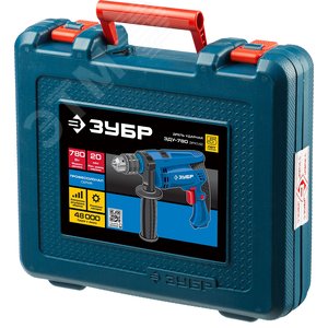 Дрель ударная в кейсе, 780 Вт Профессионал - фото 2