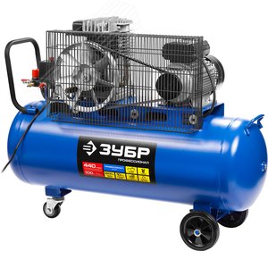 Компрессор воздушный ременной, 440 л/мин, 100 л, 2200 Вт - фото 3