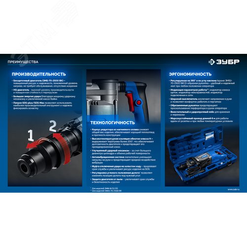 Молоток отбойный HEX-30, Профессионал Бетонолом, 50 Дж, 1800 Вт, АВТ - фото 9