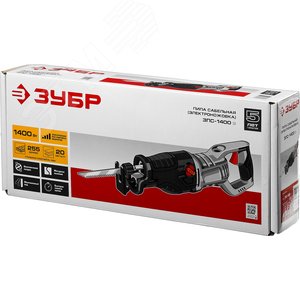 Пила сабельная (электроножовка), 1400 Вт, 0-2800 ход/мин, маятниковый ход - фото 2