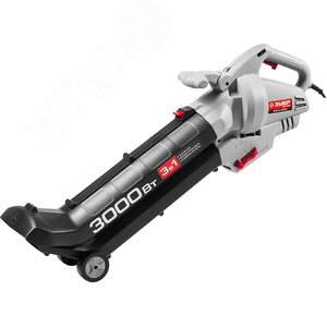 Пылесос садовый (воздуходувка) электрический, мусоросборник 45л, 13.5 м3/мин, 3000 Вт - фото 4