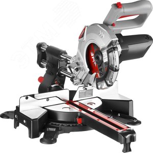 Пила торцовочная с протяжкой, d 190X20 мм, 1100 Вт - фото 1