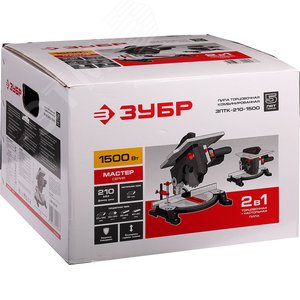 Пила торцовочная комбинированная, d 210x30 мм, 1500 Вт - фото 2