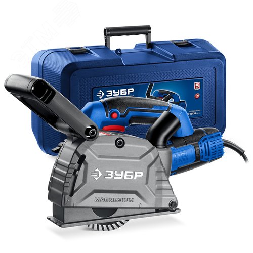 Штроборез, бороздодел, кейс, Профессионал, d 125 мм, 1600 Вт, 30 мм - фото 1