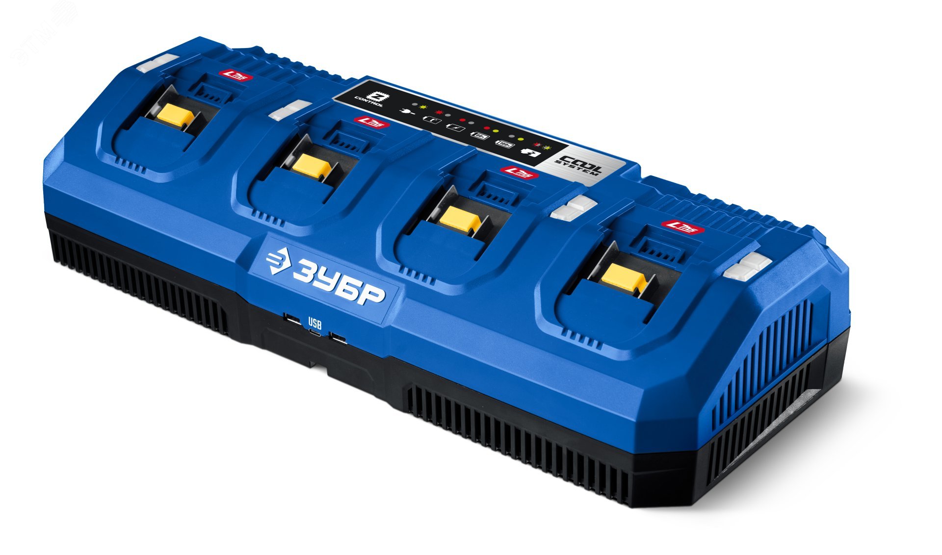 Изображение товара Зарядное устройство для АКБ ЗУБР Turbo CHARGE 20 В 4 порта