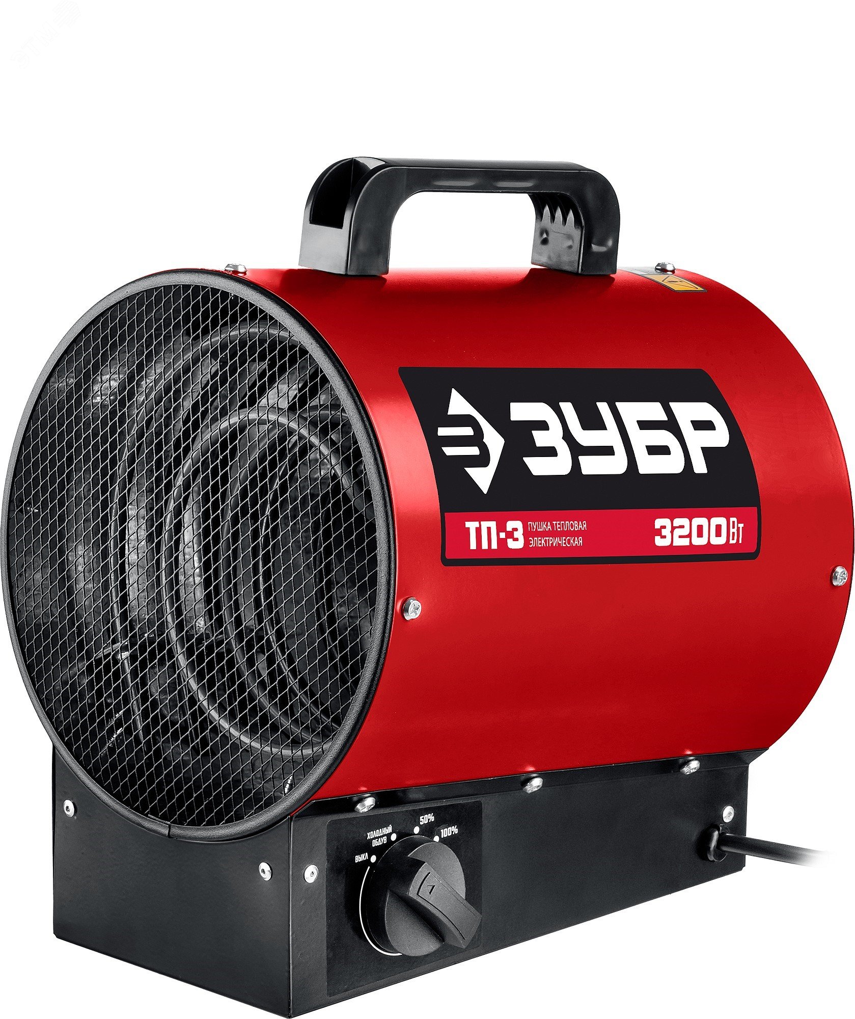 Изображение товара Пушка тепловая электрическая на 3 кВт, круглая (шт)