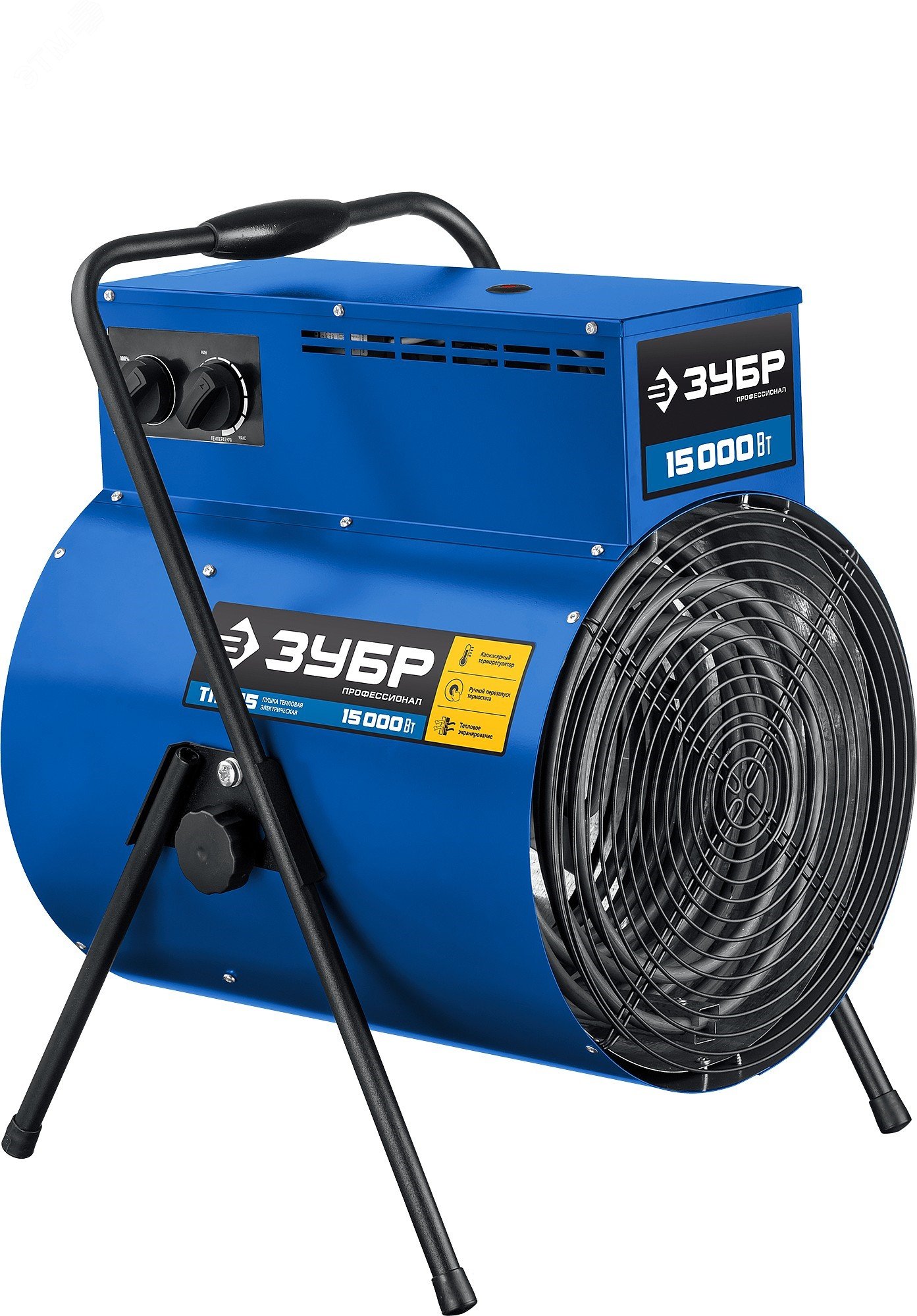 Изображение товара Пушка тепловая электрическая на 15 кВт, круглая (шт)