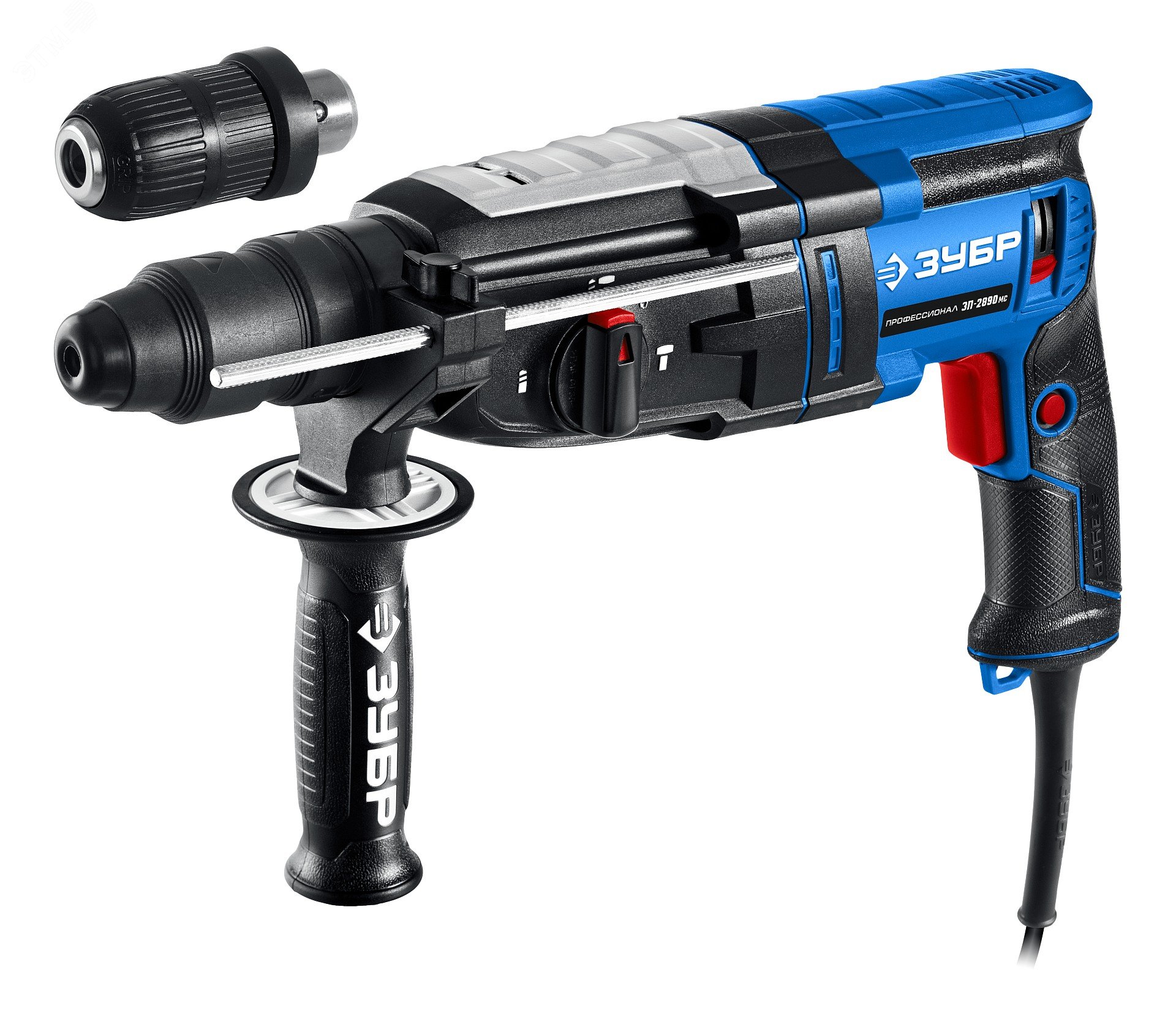 Изображение товара Перфоратор SDS Plus + БЗП, металлический корпус, 28 мм, 900 Вт, серия Профессионал (шт)