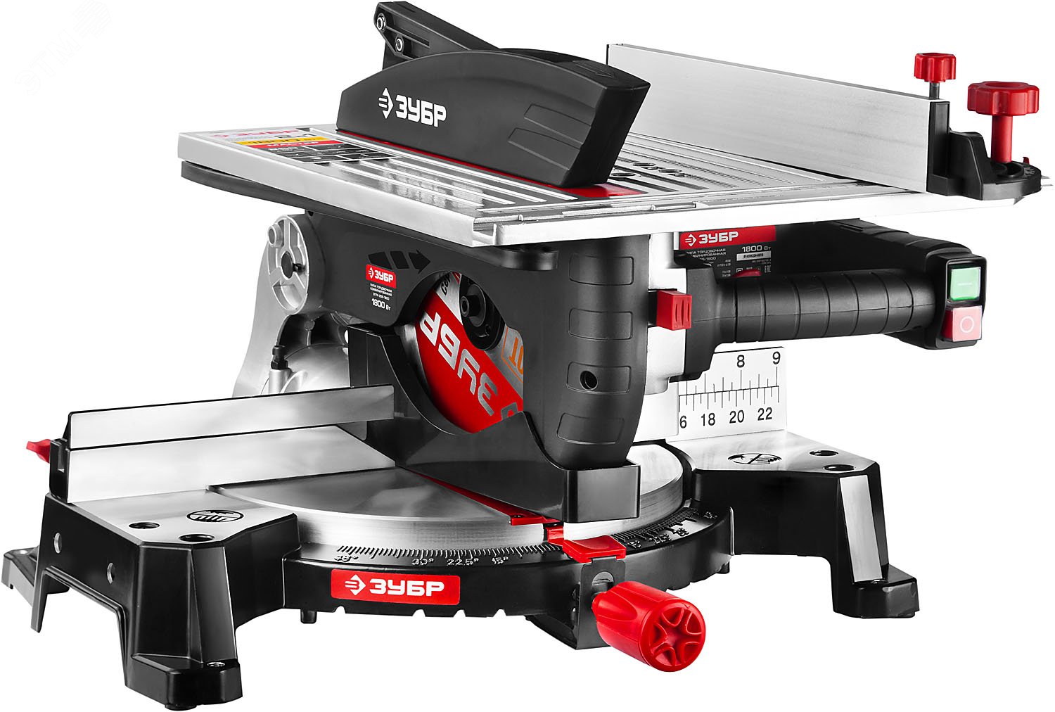 Изображение товара Пила торцовочная комбинированная, d 250x30 мм, 1800 Вт (шт)