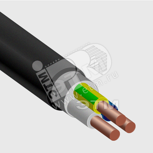 Кабель силовой ВВГ-Пнг(А) 3х1,.5ок(N,PE)-0,66 ТРТСоднопроволочный (100м) - фото 1