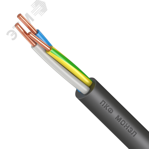 Изображение товара Кабель силовой ППГнг(А)-HF 3Х4 ок(N,PE)-0,66 ТРТС (м)