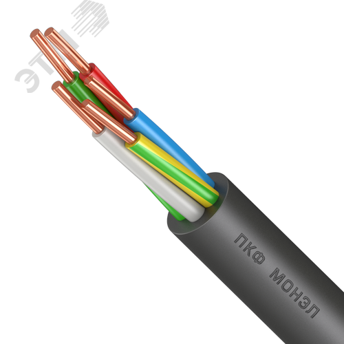 Изображение товара Кабель силовой ППГнг(А)-HF 5Х1,5ок(N,PE) барабан ТРТС (м)