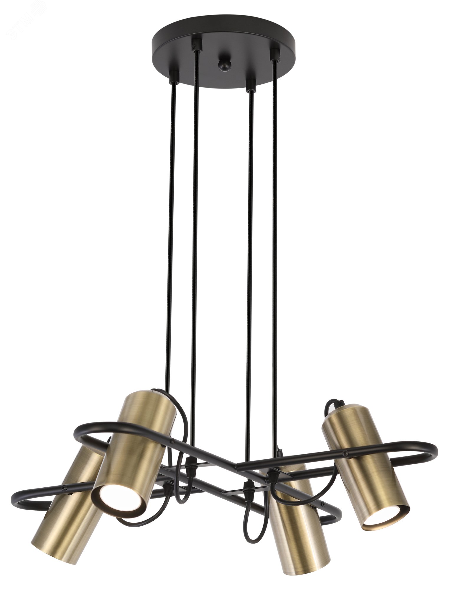 Изображение товара Подвесной светильник Rivoli Elfriede 3101-304 4xGU10 25W модерн c цилиндрической формой