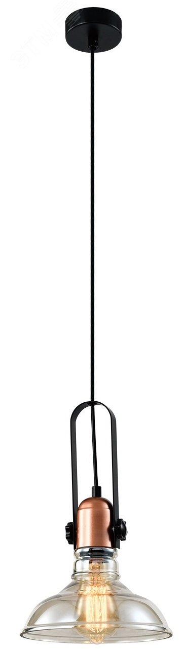 Изображение товара Подвесной светильник Rivoli Leila 4093-201 1 х Е27 стиль лофт и ретро