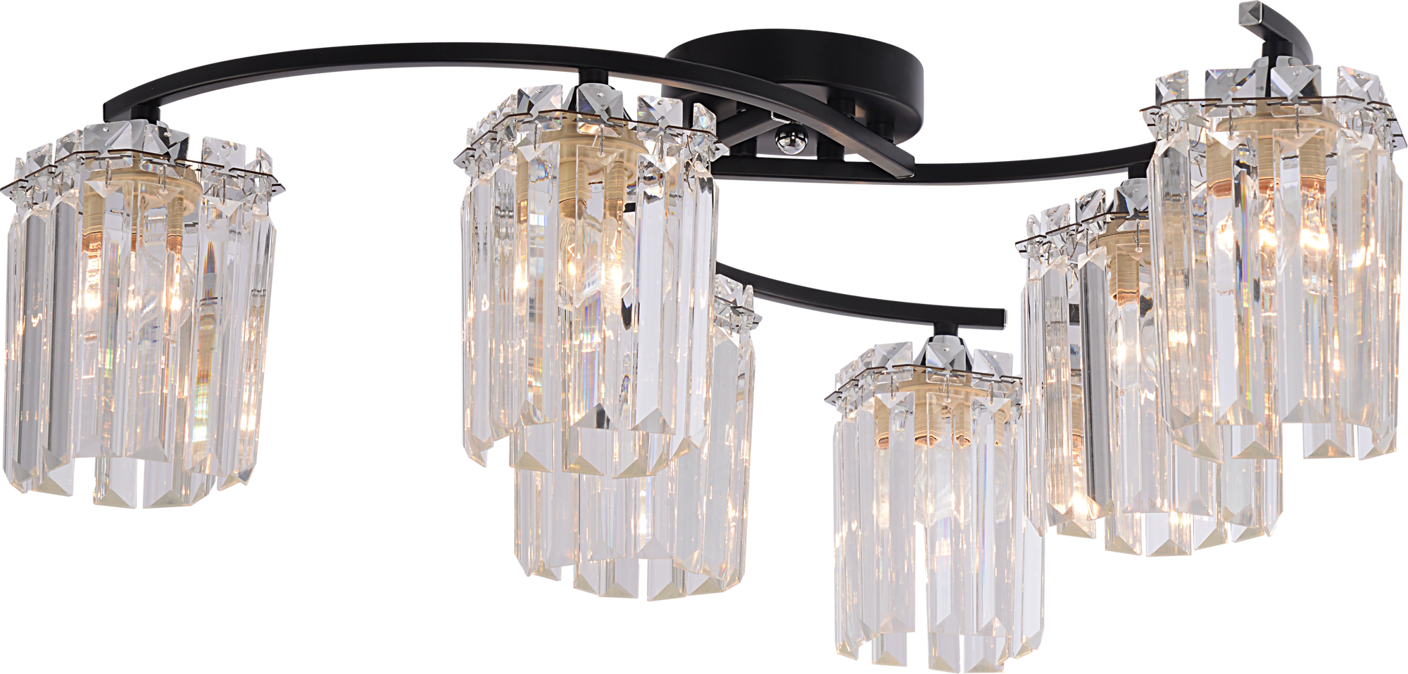 Люстра June 1062-306 6хЕ27 60 Вт хрусталь