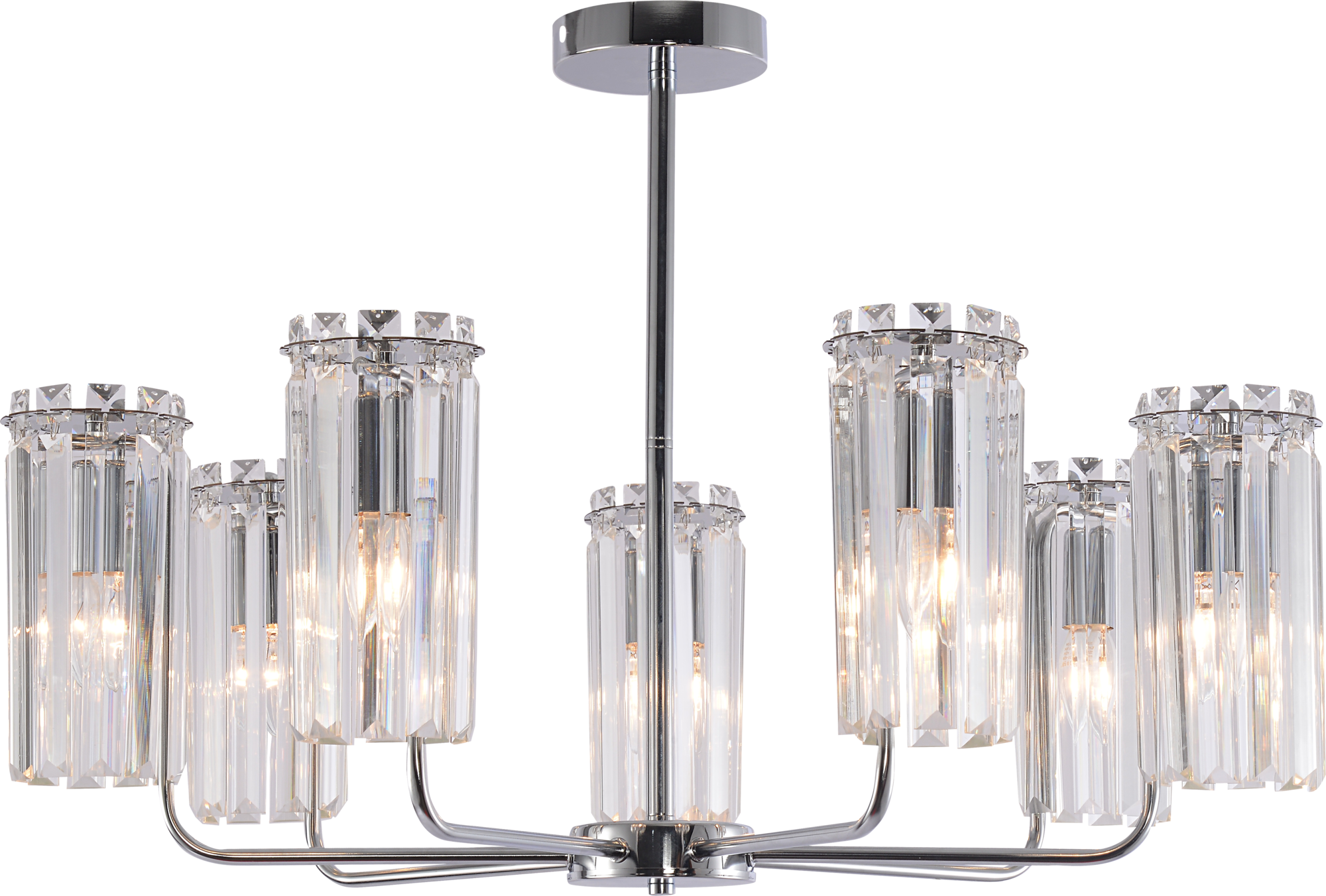 Люстра Ifa 1063-307 7хЕ14 40 Вт хрусталь