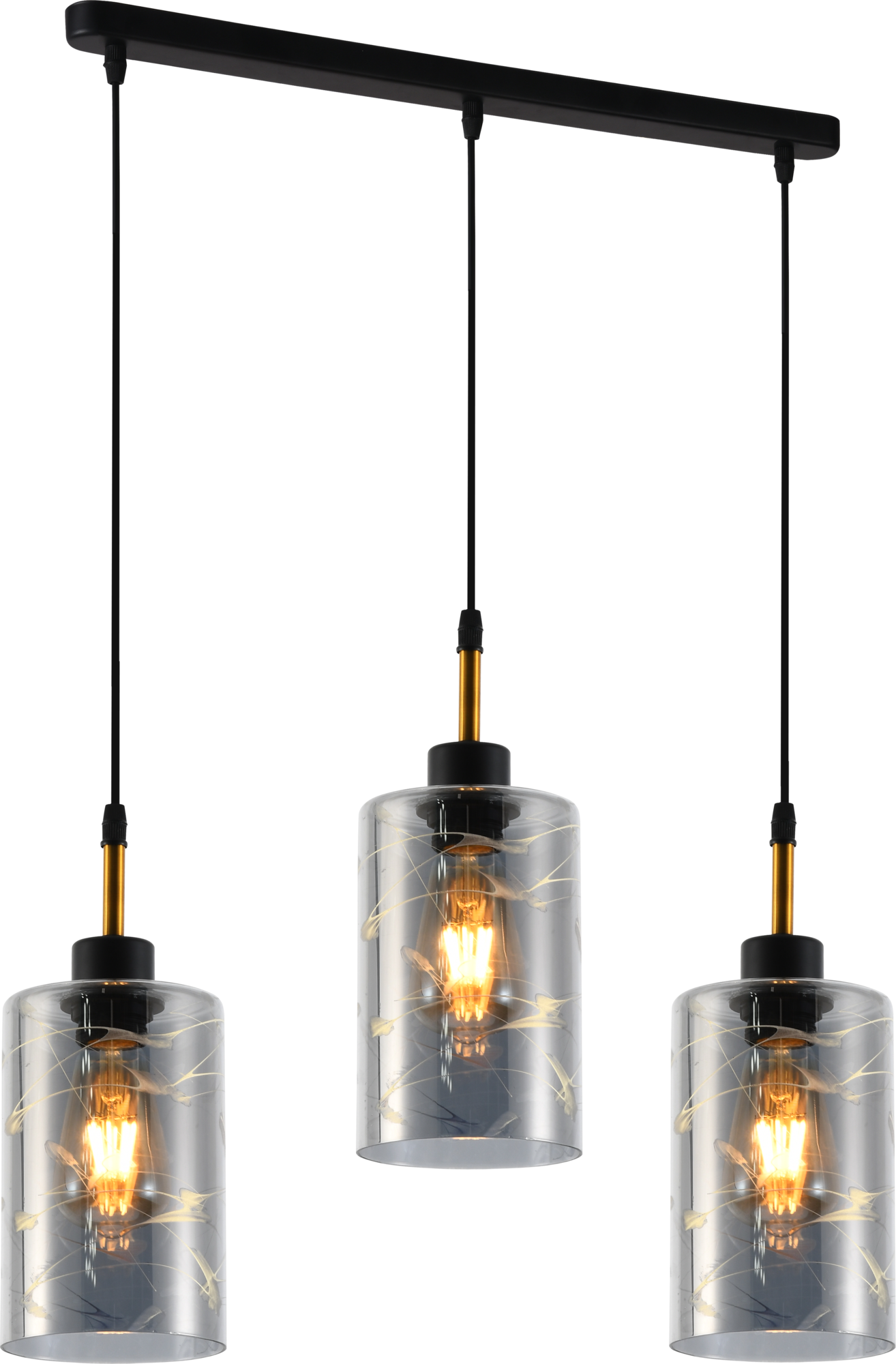 Светильник подвесной 3хЕ27 60 Вт модерн Rivoli Eileen 9154-203