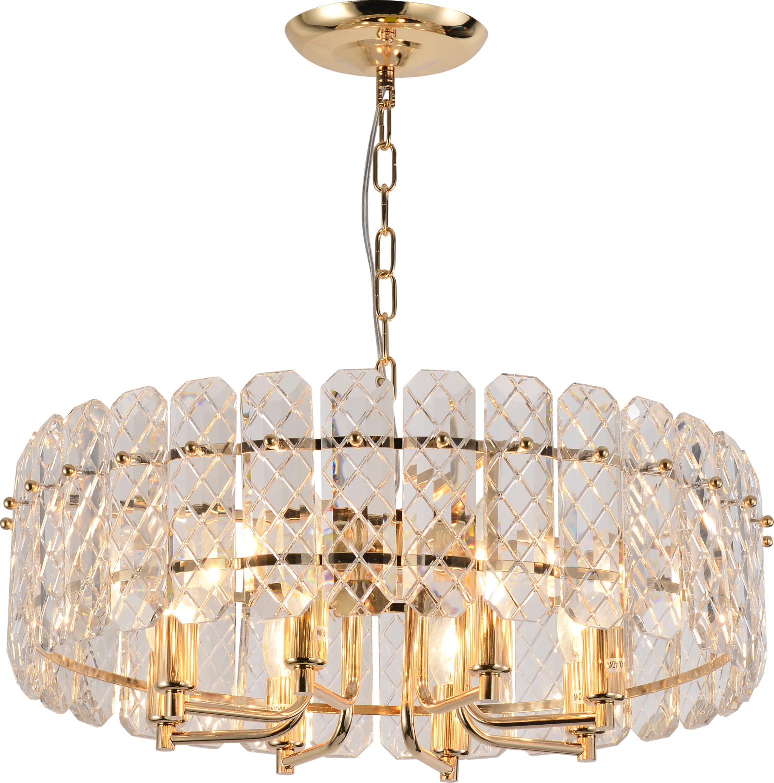 Люстра Sylvia 1049-308 8 х Е14 40 Вт хрусталь