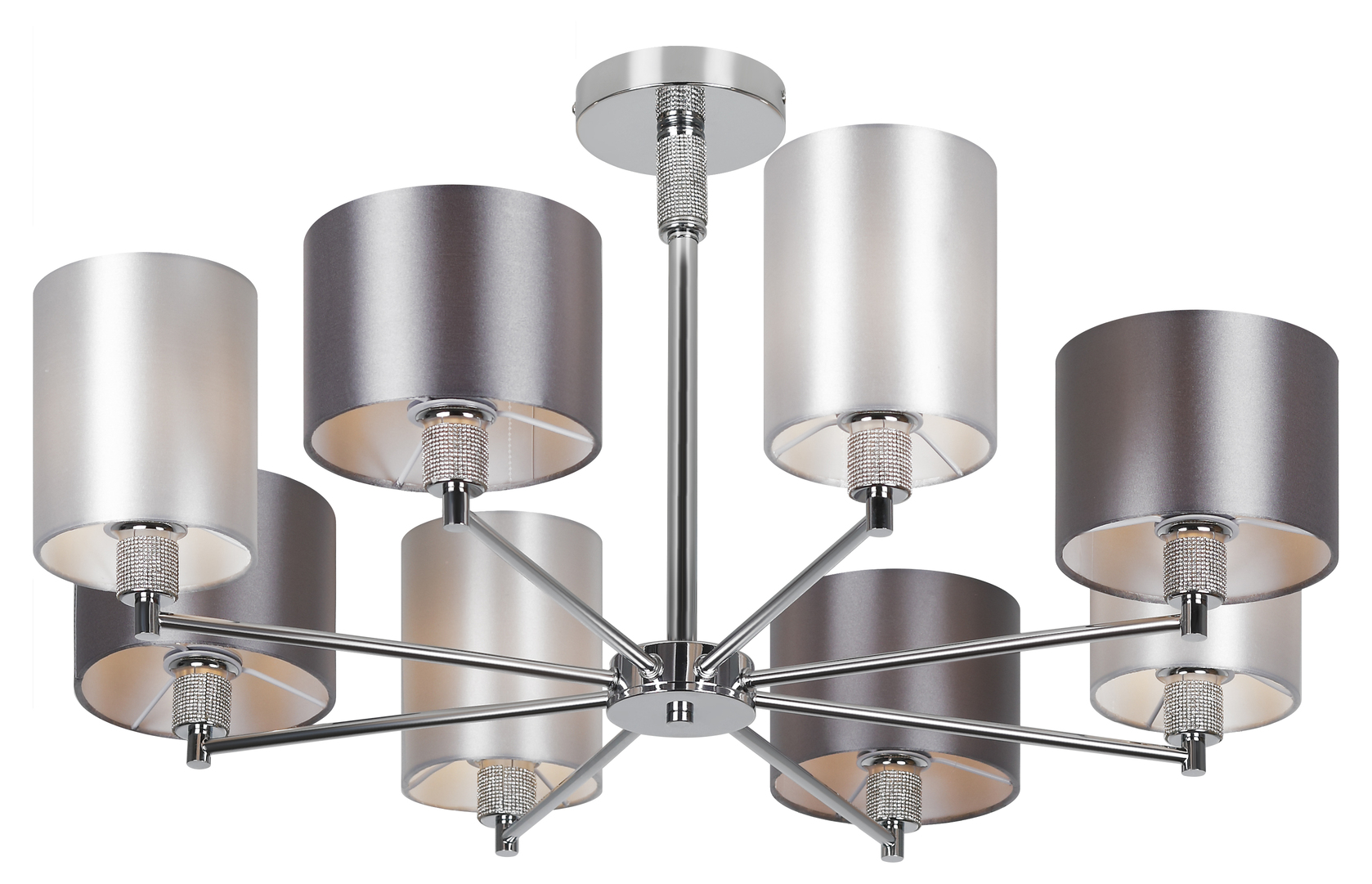 Люстра Ebony 2081-308 8 х Е14 40 Вт классика