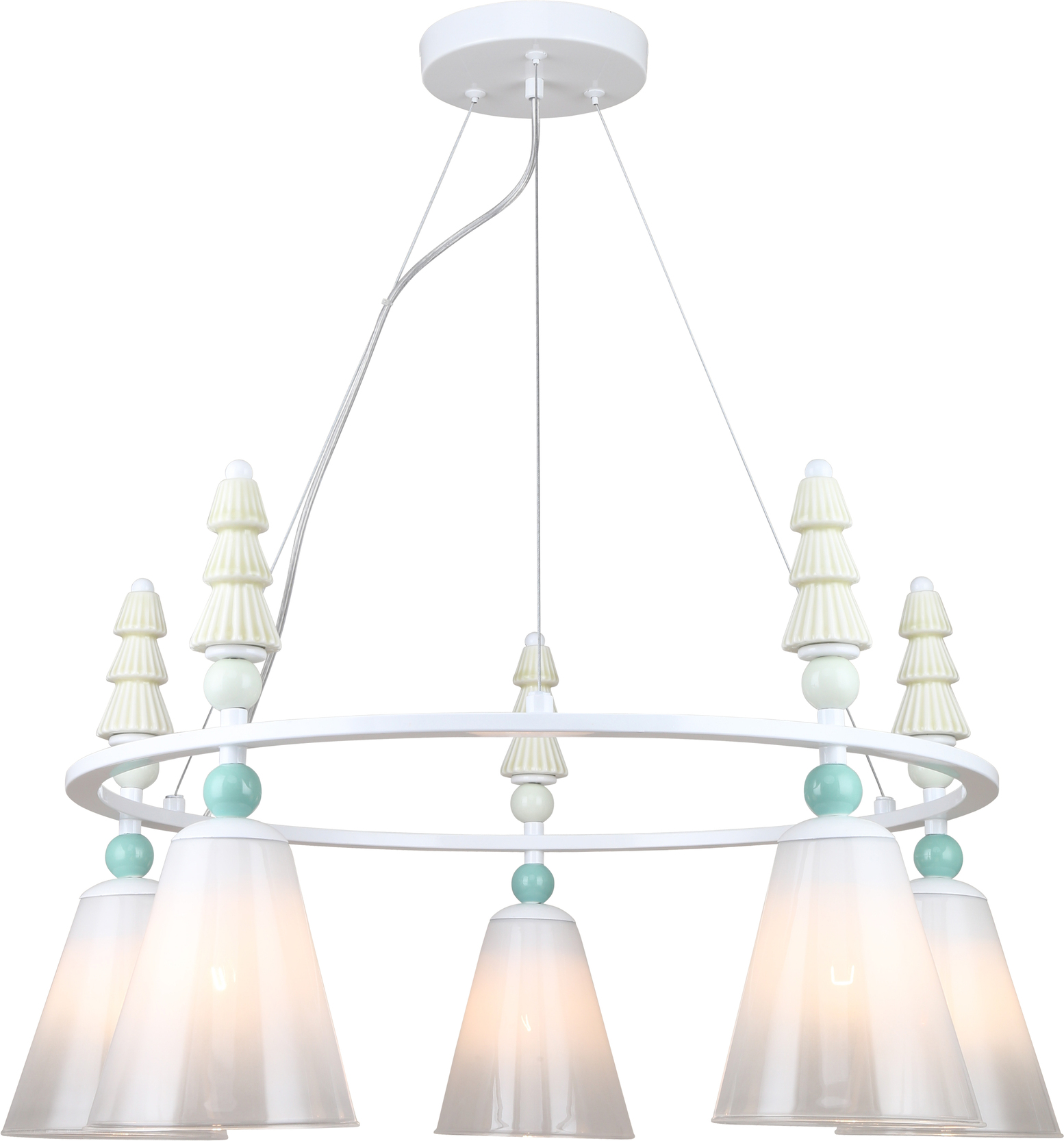 Люстра 5хЕ27 60Вт 4146-305 Cataleya дизайн