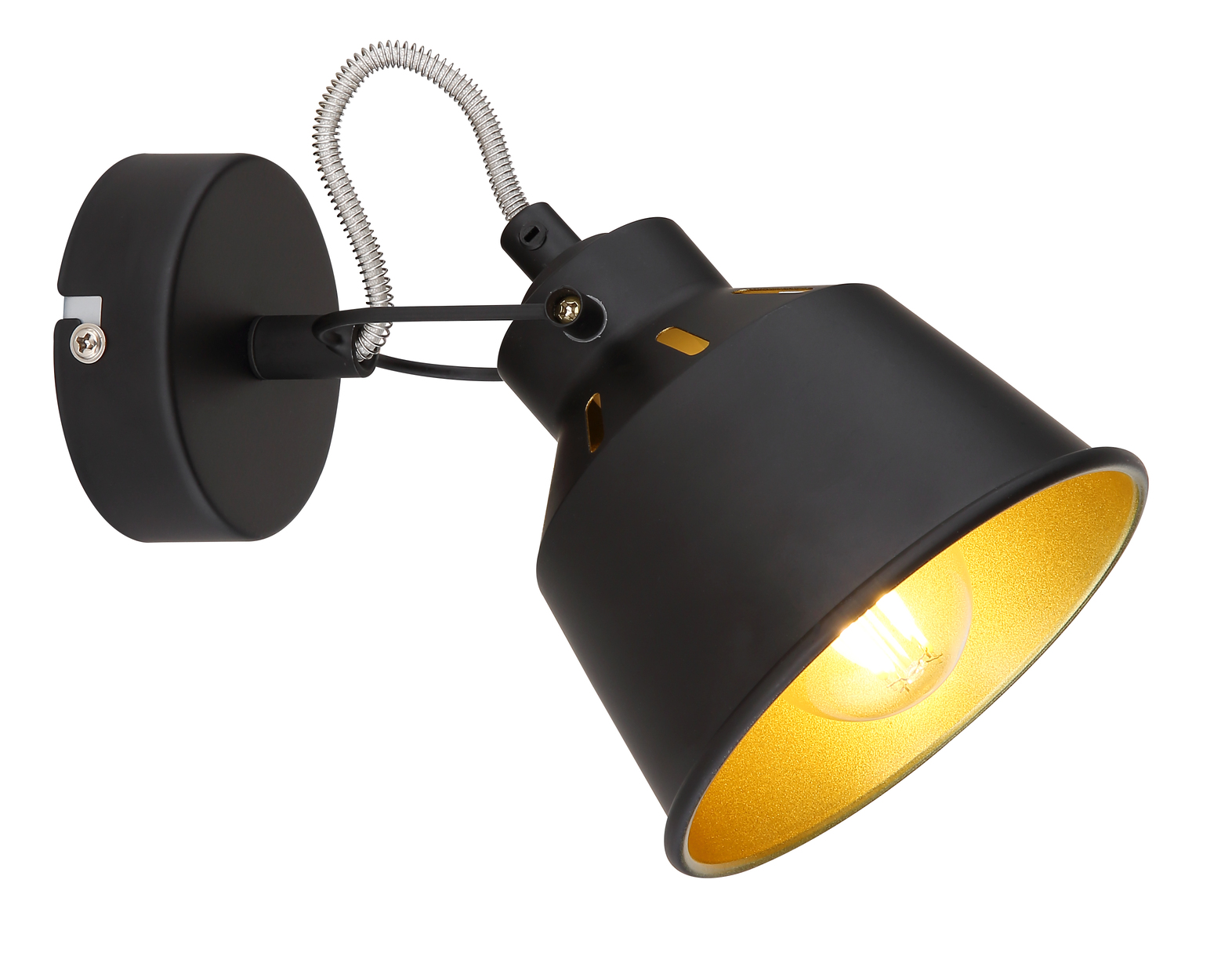 Светильник настенно-потолочный спот поворотный 1хЕ14 40Вт 7064-701 Evelyn