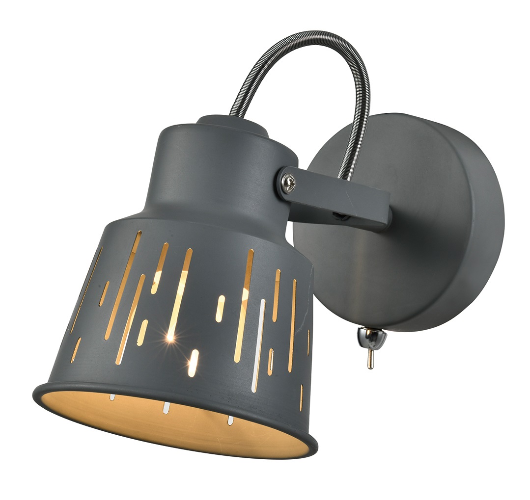 Светильник настенно-потолочный спот Kalma 7059-701 1 х Е27 40 Вт поворотный с выключателем