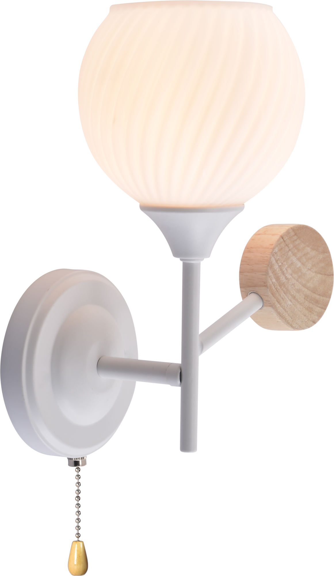 Бра светильник настенный с выключателем 1хЕ27 60Вт модерн 9180-401 Chiara