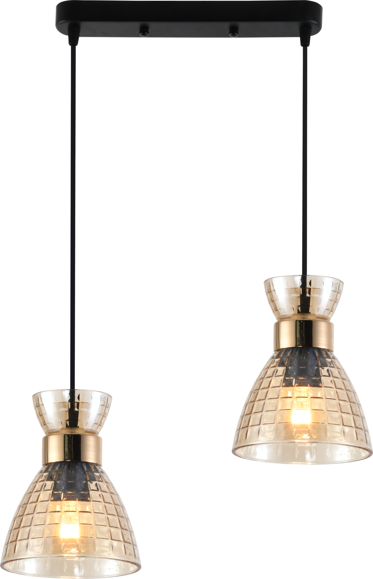 Светильник подвесной 2хЕ27 60 Вт модерн Rivoli Iris 9186-302