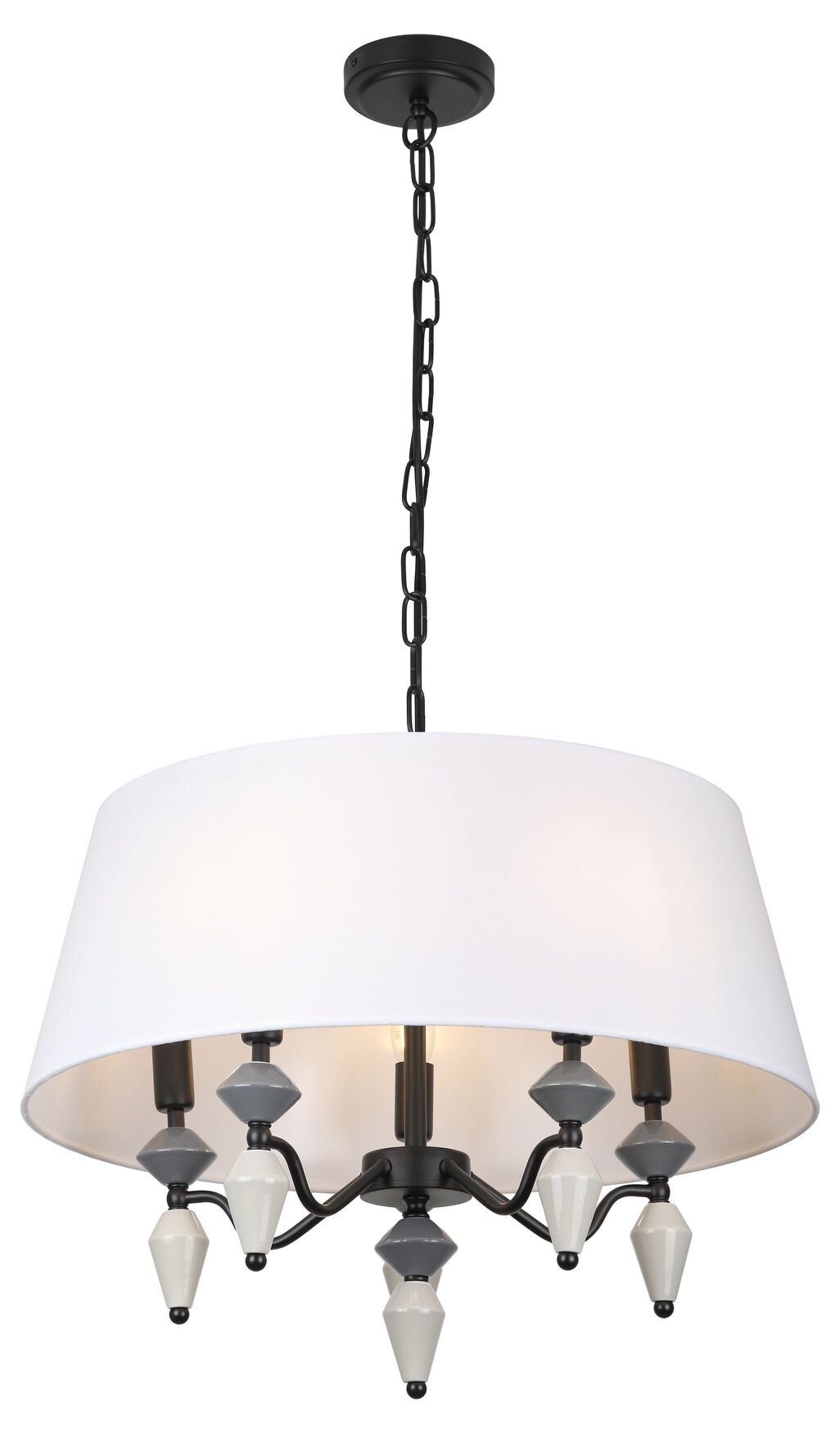 Люстра 5хЕ14 40Вт классика 2096-310 Alisia