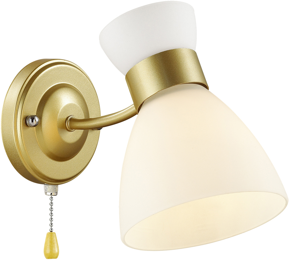 Бра светильник настенный 1хЕ27 60 Вт модерн с выключателем Rivoli Wendy 9184-401